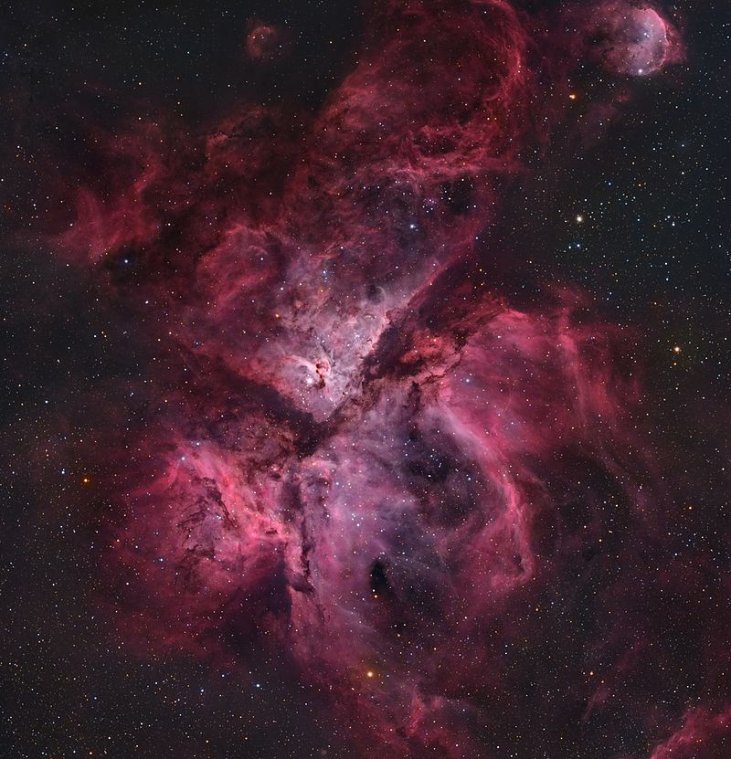 Example astrophotography image of the southern sky